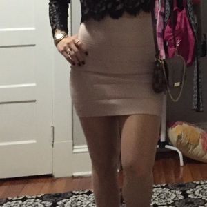 bebe mini skirt